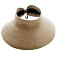 thumbnail image 2 of Travelwant Foldable Straw Sun Visors for Women Sun Protecetion Wide Brim Sun Hats Adjustable Beach Hat, 2 of 7