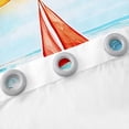 thumbnail image 3 of Erosebridal Beach Surfboard Curtains for Living Room, Summer Holiday 30%-50% Blackout Curtains Set of 2 (38x45), Cute Starfish Curtains Pack of 2, Window Drapes Room Decorative, 3 of 6