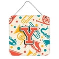 thumbnail image 5 of Carolines Treasures CJ2001-XDS66 Letter X Retro Teal Orange Musical Instruments Initial Wall and Door Hanging Prints, 5 of 7