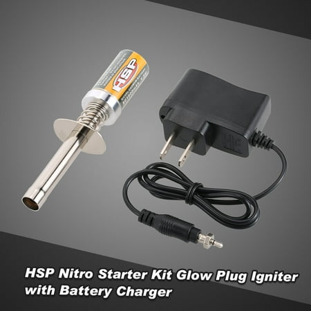 Goolsky HSP Nitro Glow Plug Igniter for HSP RedCat Nitro Powered 1/8 1/10 RC Car Buggy Truck Model (Best 3d Rc Plane)