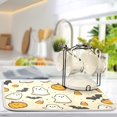 thumbnail image 2 of Yayeee Dish Drying Mat for Kitchen Counter Ultra Absorbent Easy Clean Pad 18x16", Halloween Cute Ghosts, 2 of 7
