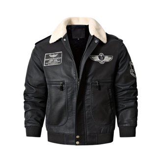 Touch&Torn Men's Motorcycle Leather Jacket Genuine Cow Hide Biker