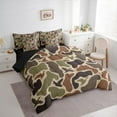 thumbnail image 4 of Manfei Mallard Duck 7-Piece Twin Bedding Sets,Rustic Camouflage Bedding Comforter Set,Abstract Vintage Breathable Sheet Sets,Breathable Animal Home Decor,Reversible, 4 of 9
