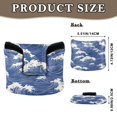 thumbnail image 2 of Haosy Blue White Wave Golf Mallet Putter Cover Strong Magnetic Leather Golf Club Headcover Closure, 2 of 7