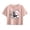 LIGHT PINK, variant on Instant Message - Baseball Shirt Tear - Youth Girls Boxy T-Shirt