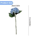 thumbnail image 3 of Faux Hydrangea Flowers, Artificial Hydrangea Flowers, Real Touch Flowers, 3D Realistic Large Artificial Hydrangea Flowers Home Wedding Party Table Centerpieces Decoration Blue 1Pcs, 3 of 8