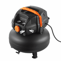 6 Gallon Air Compressor, 1.7HP 2.3CFM @ 90PSI Pancake Compressor