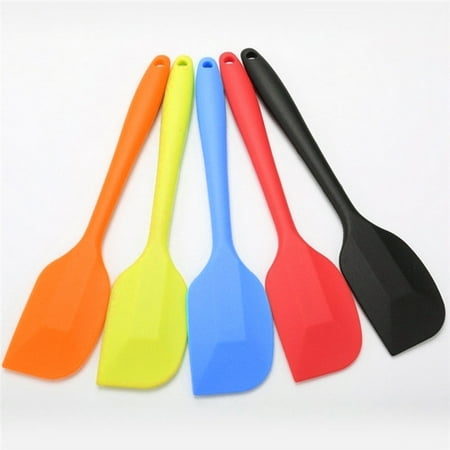 

Hobeauty 8.2 Food Grade Silicone Spatula for Baking Cooking and Mixing High Heat Resistant Non Stick Dishwasher Safe BPA-Free Multicolor