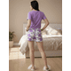 thumbnail image 3 of Pijama De 3 Piezas Mujer Pantalon Short Y Playera A Juego, 3 of 5