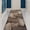 Brown, variant on Runner Rug for Hallway Feather Multi Color 26 Inch or 31 Inch Wide by Your Length Choice Slip Resistant Rubber Backing Stain Resistant Pile Stair Runner