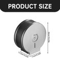 thumbnail image 3 of Iodue Rack Commercial Toilet Paper Dispenser Towel Dispenser Wall Mount Single Roll Toilet Paper Holder Tissue Dispenser With Key Lock, 3 of 4