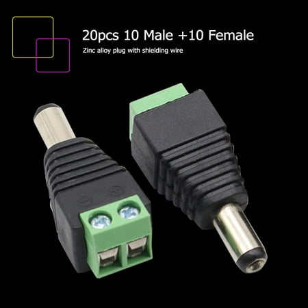 192-486: Plug In Adapter -Straight White (20pcs) main image 1