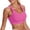 Red, variant on Wang6 Wireless Sports Bras for Women Seamless Padded Workout Longline Bras Push up Full Coverage Running Yoga Gym Bralettes T Shirt Bra Yellow XL