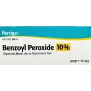 Perrigo Benzoyl Peroxide 10% Acne treatment Gel 2.1 oz
