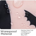 thumbnail image 5 of Halloween Shower Curtain for Bathroom,Fall Pink Pumpkin Ghost Mushroom Shower Curtains with Hooks,Farmhouse Colorful Polyester Fabric Shower Curtains Machine Washable Waterproof Bath Decor 72" x 72", 5 of 6