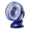 thumbnail image 2 of Mini ventilador con Clip para escritorio, dormitorio, USB, ventilador portátil de 5 velocidades, rotación 720, para viajes, interiores y exteriores, Macarena Clip en el ventilador, 2 of 8