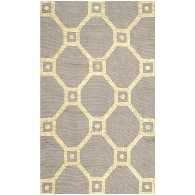 Safavieh Cedar Brook 7'3" X 9'3" Handmade Jute Rug in Gray and Gold
