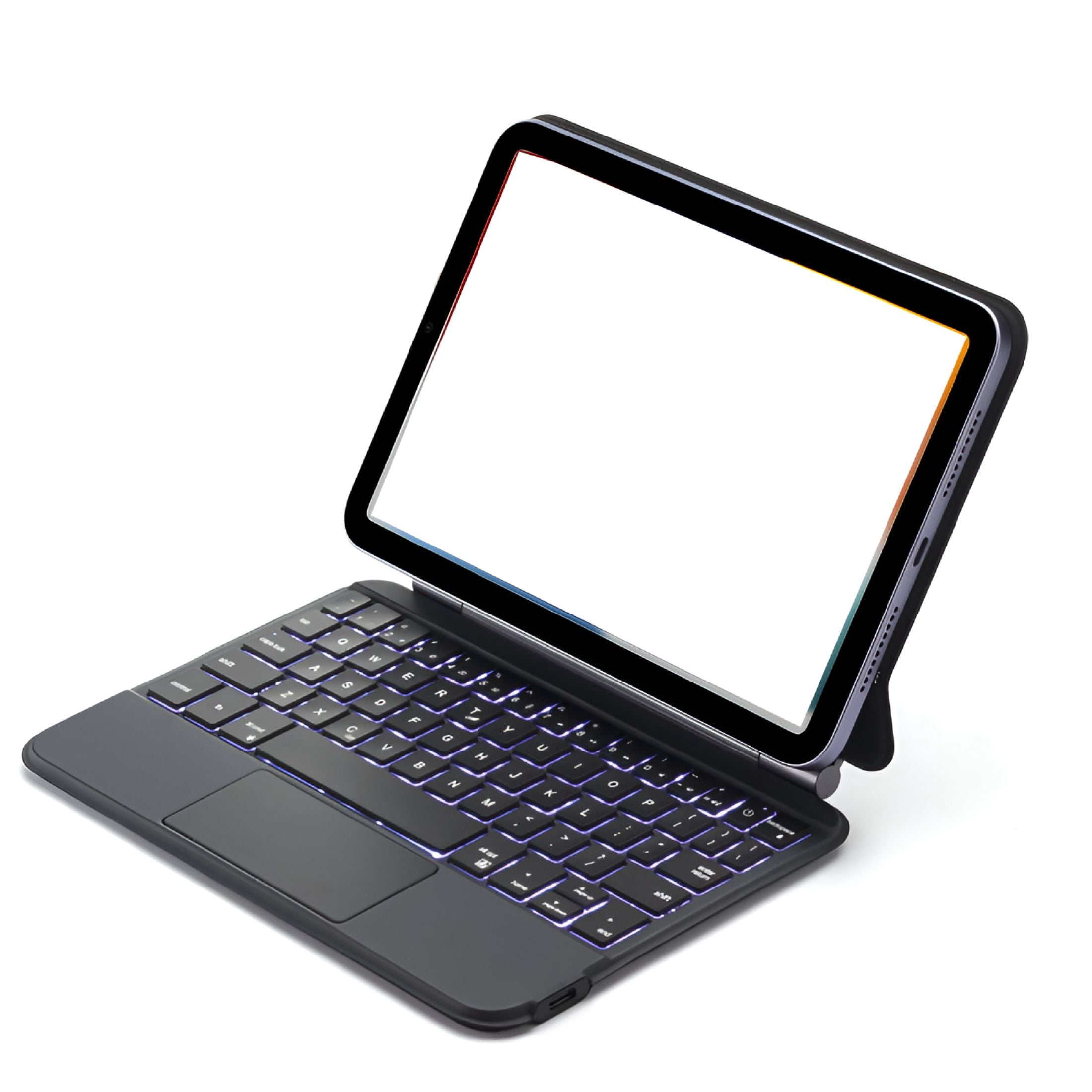 GJX 2026 New Keyboard Case Mini 7/6-8.3-Inch Touch Suspension Magnetic Backlit Bluetooth Keyboard for Tablets,Laptops,Portable Workstations,Travel,Typing,Presentations,Remote Work
