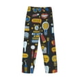 thumbnail image 5 of Daiia Teeth Men's Sleep Pant with Pockets and Drawstring,Pajama Pants-Small, 5 of 9