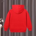 thumbnail image 5 of Kids Hoodie Pullover Hooded Sweatshirt Long Sleeve Solid Color Pockets Soft Casual Tops, 5 of 6