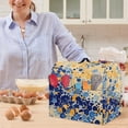 thumbnail image 6 of FOR U DESIGNS Dot Blue Yellow Kitchen Aid Mixer Cover Uv Protection Mixer Dust Covers Multi Pockets with Top Handle and Pocket Dust Cover for Stand Mixer or Coffee Maker - L, 6 of 8