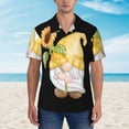 thumbnail image 2 of Susaid Sunflower Gnomes5 Print Hawaiian Shirts for Men Women,Hawaiian Summer Short-Sleeve Casual Relaxed-Fit Button-Down,XX-Large, 2 of 7