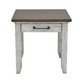 thumbnail image 3 of Bear Creek Rustic Ivory and Honey End Table, 3 of 5