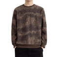 thumbnail image 1 of Chandail à Col Rond pour Homme à Imprimé d'Étoiles, Manches Longues, Chandail Décontracté, Haut, Mode d'Automne, Léger, Confortable, Mode Urbaine, 1 of 3