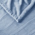 thumbnail image 6 of Serta Plush Heated Throw, 50x60", Light Blue, 6 of 10
