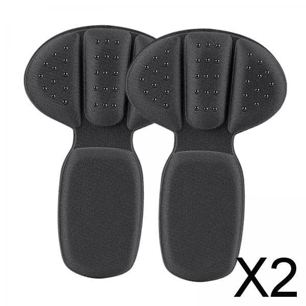 2x Almohadillas para El Talón 2 en 1, Almohadillas para El Talón, Almohadilla para Los Pies, Antideslizante, Ligera, Suave, Cómoda, Protector Del Taló 2 piezas