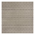 thumbnail image 4 of Unique Loom Outdoor Trellis Collection Area Rug - Tribal Trellis (13' 1" Square Gray/Black), 4 of 6