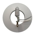 thumbnail image 2 of Modern Organics 1-Light Mini Pendant in Chrome with Sawgrass Shade - Includes Adapter Kit, 2 of 2