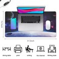 thumbnail image 5 of Planet Space Map&nbsp;mousepad Gamingwaterproof,rubber+multispandexwashable Gaming Mouse PadDesk Pad for Office Home Game 31.5x15.7inches, 5 of 7