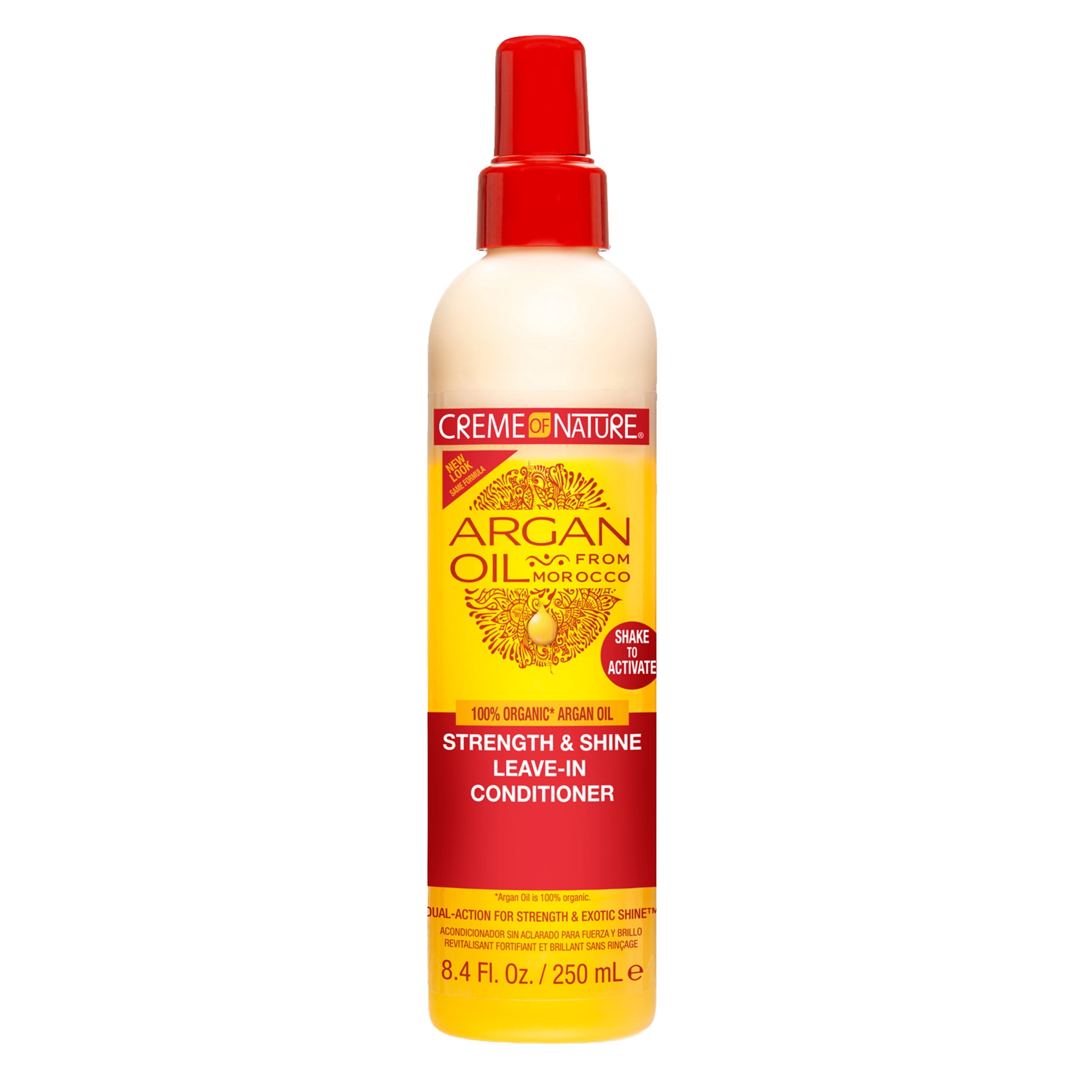(2 pack) Creme of Nature Argan Oil Strength & Shine Leave-In Conditioner, 8.45 fl oz