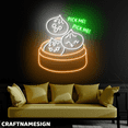 thumbnail image 3 of Craftnamesign Dimsum Pick Me Neon Sign, Chinese Food Led Sign, Restaurant Wall Decor, 3 of 5