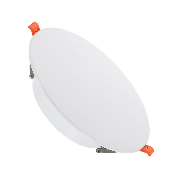 185mm / 7.3" Diameter Spring Ceiling Hole Cover Plate, 1 Pack Downlight Hole Trim Wall Mount Decorative Cap Access Panel for 2-3.3" Round Ceiling and Wall Openings, White