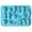 2#Light Blue, variant on Halloween Silicone Mold for Craft, 7.08X4.84X0.47" Multi‑Cavity Chocolates Molds, Candy Making Tray, Flexible Wax Melt Mould, Fondant Decor Sheet, Nonstick Baking Accessory, DIY Handcraft Resin Form