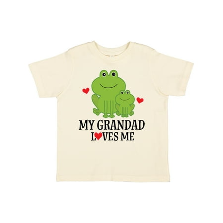 

Inktastic My Grandad Loves Me Frog Gift Toddler Boy Girl T-Shirt