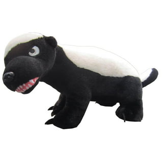 FRANKIEZHOU Honey Badger Stuffed Animal-Black 19.69,Realistic Badger Plush  Toy, Honey Badger Stuffed Toy,Soft and Durable, Toy for Boy,Girl