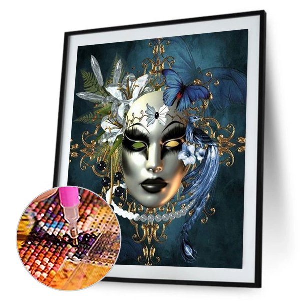 Cuadros Decorativos 5D bricolaje taladro redondo completo diamante pintura bruja Kit decoración del hogar arte artesanal (V2887) Tmvgtek embutido en tela
