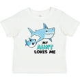 thumbnail image 3 of Inktastic My Aunt Loves Me with Cute Sharks Boys or Girls Baby T-Shirt, 3 of 5