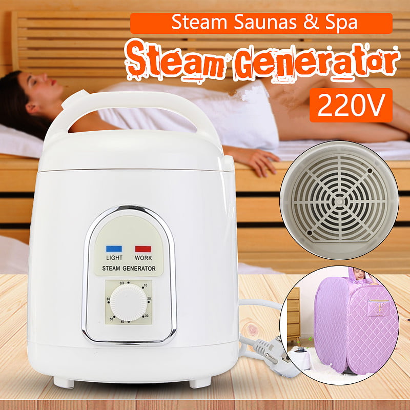 1.8L 110V/220V Sauna Steamer Pot Home Shower SPA Portable Steam Generator New 