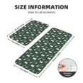thumbnail image 2 of Logiee Green Frogs Print Kitchen Mats for Floor Sets of 2,Waterproof Kitchen Rugs,Non Slip Comfort Standing Mat Rug for Home,Runner,Sink,Office,Laundry, 2 of 6