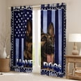 thumbnail image 2 of Homewish Animal Dog Curtains Pack of 2 (42x84 Each) for Teens Men Adults Boys,USA Flag Curtains Blackout,Geometric Stars Stripes Bedroom Curtains,Super Cozy Room Decor, 2 of 6