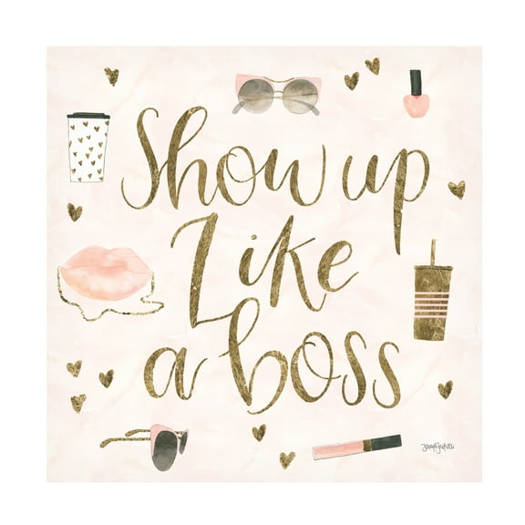 Trademark Fine Art 'Boss Ladies VII Pink' Canvas Art by Jenaya Jackson