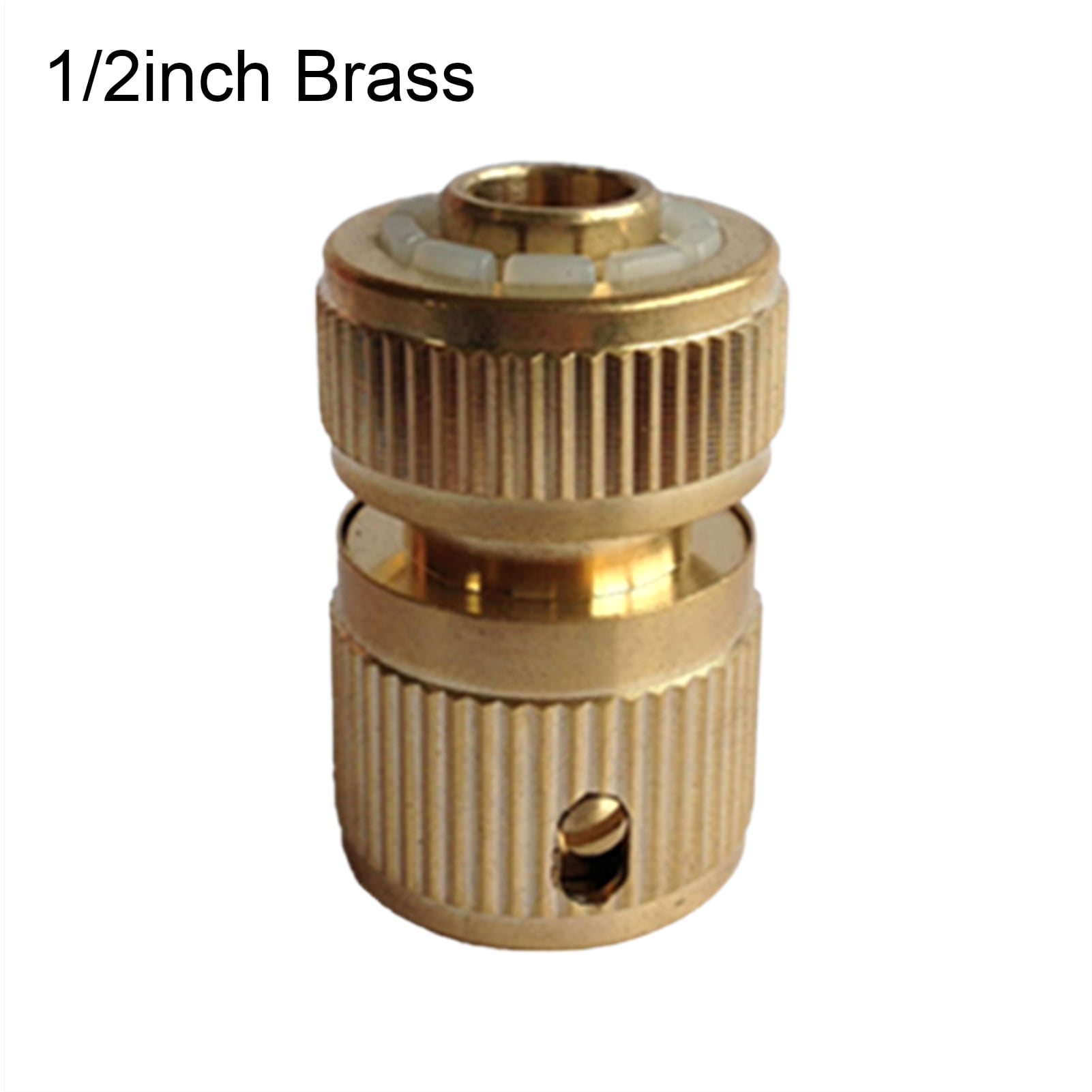 4pc Brass Garden Lawn Water Hose Pipe Fitting Connector Tap Set Sppray Nozzle 