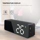 thumbnail image 4 of Puntoco-Mini reloj despertador con Audio Bluetooth, espejo de Audio, Subwoofer, alarma de casa para estudiantes, estéreo de escritorio enchufable, 4 of 9