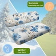 thumbnail image 6 of POLERO Blue Butterfly Daisy Print Golf Cart Seat Protector Easy to Install Ezgo Txt Front and Back Seat Cushion Cover for Golf Cart Decorations All Seasons, 6 of 8