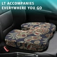 thumbnail image 4 of Premium Paisley Pattern Memory Foam Seat Cushion Ergonomic Chair Pad for Office Chair, Car, Airplane & Bleachers Sciatica, Tailbone Hip & Back Pain Relief - Chair Cushion for Long Office Workers., 4 of 5