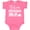 Hot Pink, variant on Inktastic Future Librarian Childs Library Boys or Girls Baby Bodysuit